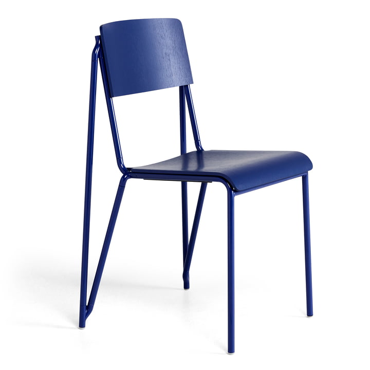 La chaise Petit Standard, ultra marine blue / ultra marine blue par Hay