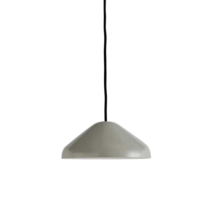 La suspension Pao Steel, Ø 23 x H 10 cm, gris froid par HAY