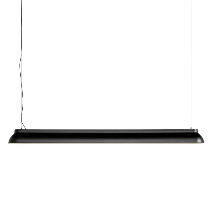 Le PC Linear rod pendentif lumière, noir doux de Hay