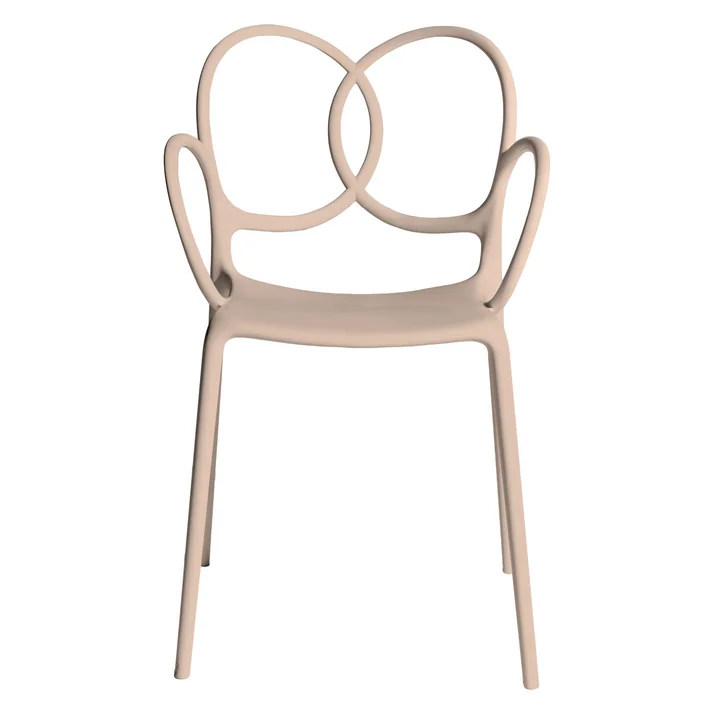Sissi Chaise avec accoudoirs, pastel pink de Driade