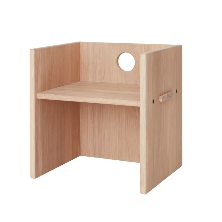 Chaise haute Arca, chêne naturel de OYOY