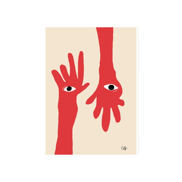L' Hamsa Hands affiche, 50 x 70 cm de Paper Collective