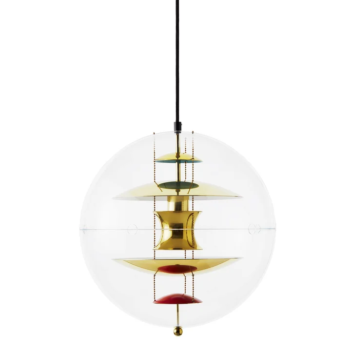 VP Globe Suspension Ø 40 cm, laiton / clair de Verpan