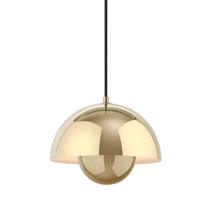 FlowerPot suspension VP1 de & Tradition en laiton poli