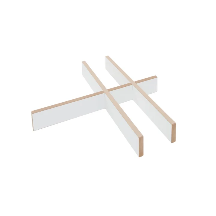 Insert de tiroir pour conteneur à roulettes, blanc de Tojo