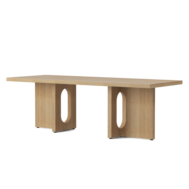 La table basse Androgyne 120 x 45 cm, chêne naturel de Audo