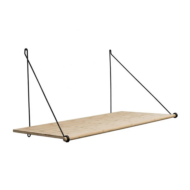 Le site Loop Shelf chêne / acier noir de We Do Wood