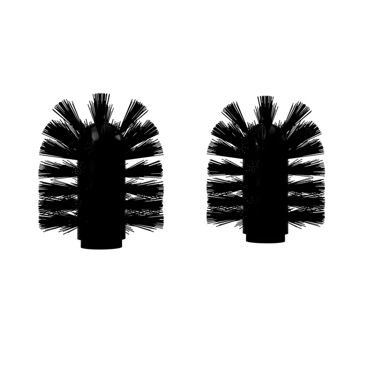 Les têtes de brosses de remplacement de Nichba Design en noir