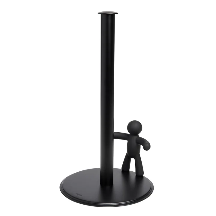 Le porte-rouleau de cuisine Buddy de Umbra en noir