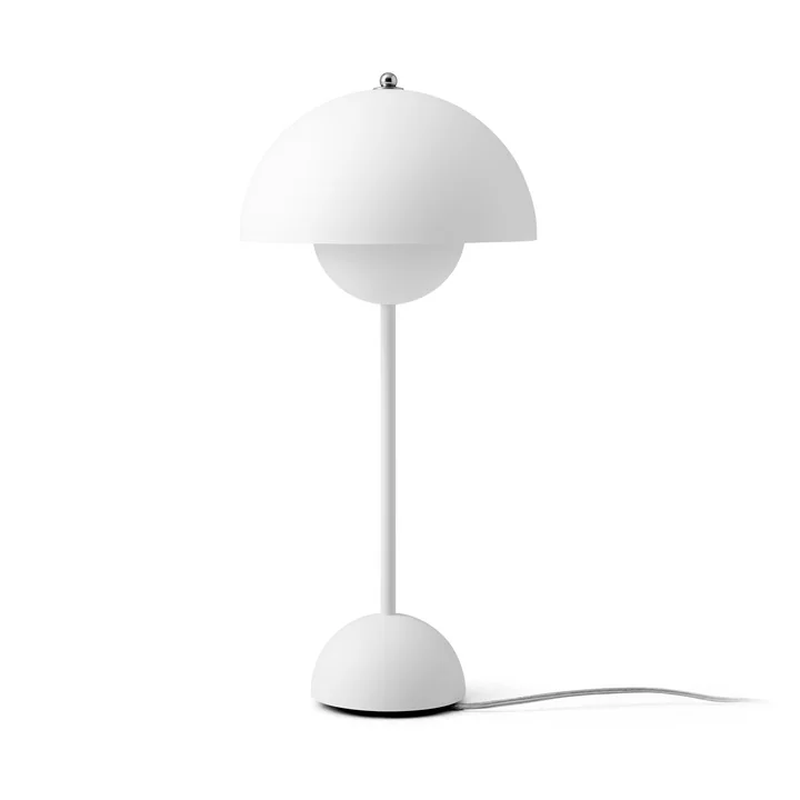 FlowerPot lampe de table VP3 de & Tradition en blanc mat