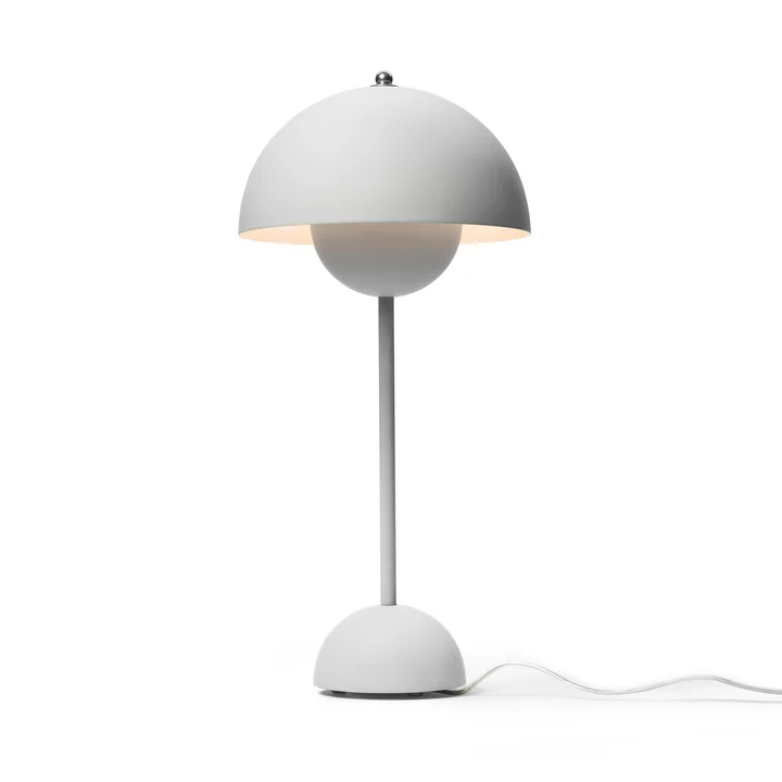 FlowerPot lampe de table VP3 de & Tradition en gris clair mat