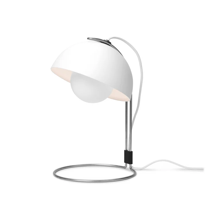 FlowerPot lampe de table VP4 de & Tradition en blanc mat