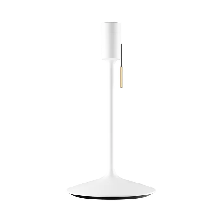 Pied de lampe à champagne H 42 cm de Umage en blanc
