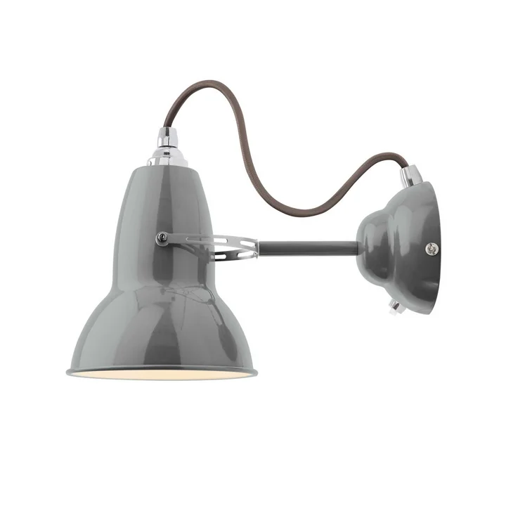 Original 1227 Applique murale, câble gris, Dove Grey de Anglepoise