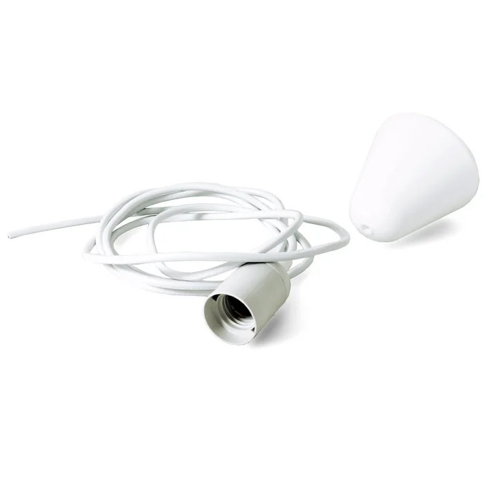 Suspension avec douille et baldaquin