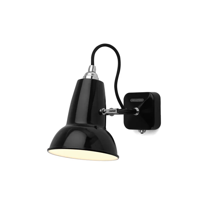 Original 1227 Mini Applique, Câble noir, Jet de Anglepoise