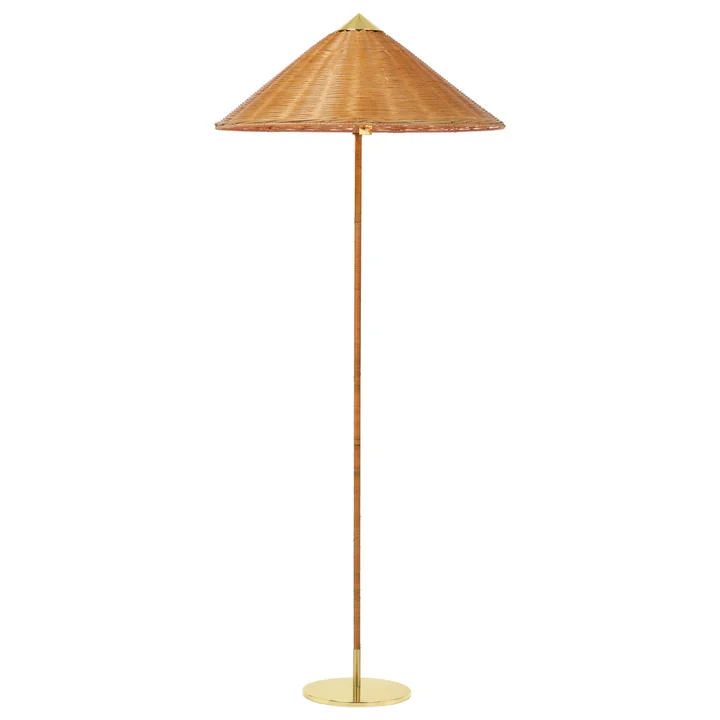 Gubi - Lampadaire 9602, wicker willow