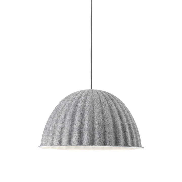 Sous la cloche lampe à suspension Ø 55 cm de Muuto en gris