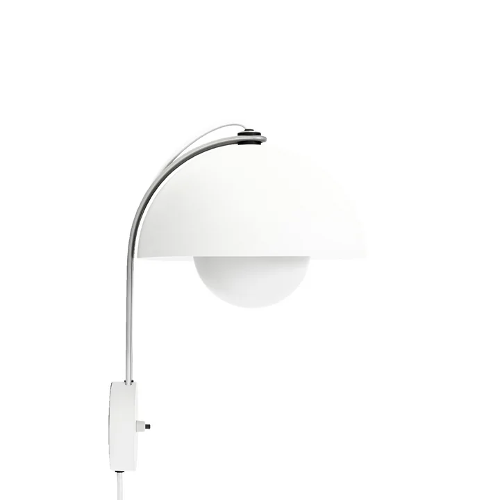 L'applique murale Flowerpot VP8 de & Tradition en blanc mat