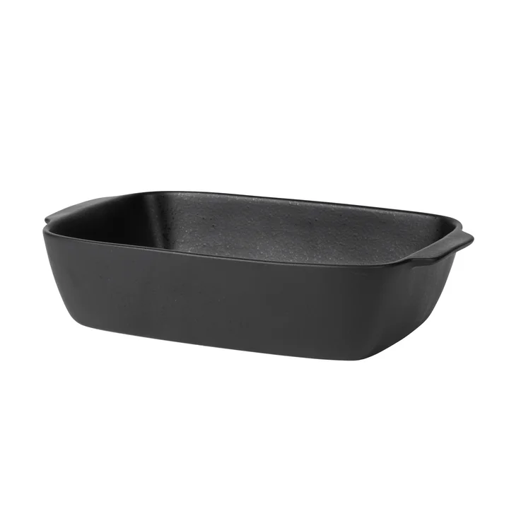 Le plat à gratin Vig de Broste Copenhagen en antique black, 33 x 20,5 cm