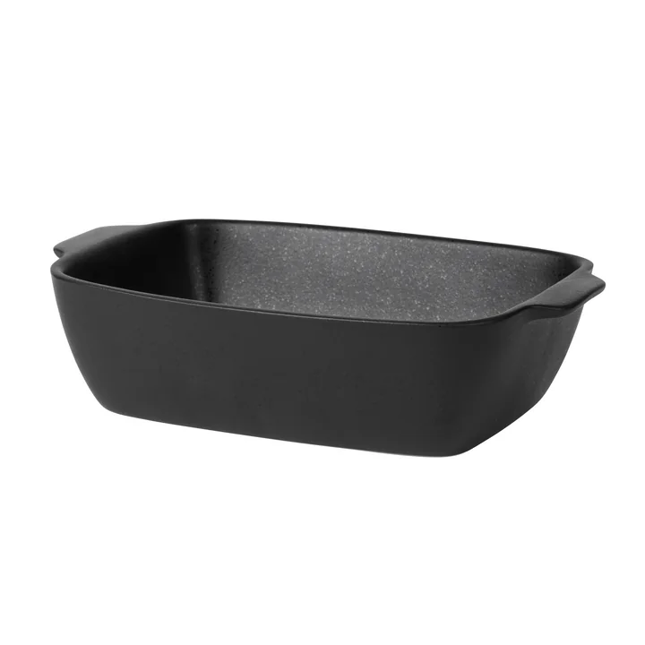 Le plat à gratin Vig de Broste Copenhagen en antique black, 25,5 x 16,5 cm