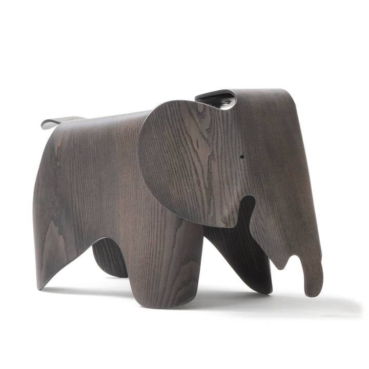 Eames Elephant Plywood, frêne, teinté gris (7 5. Jubilé Edition) de Vitra