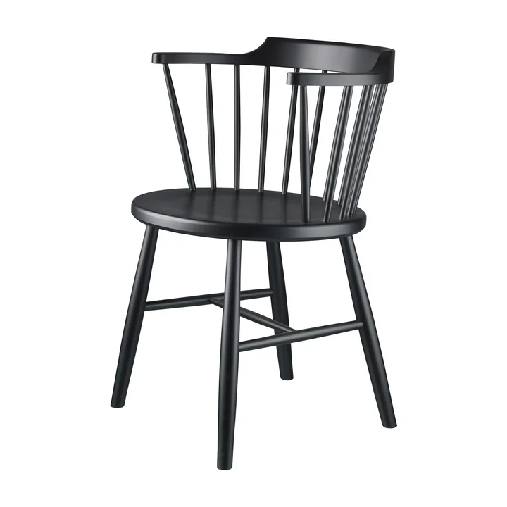 Chaise J18 de FDB Møbler Hêtre noir