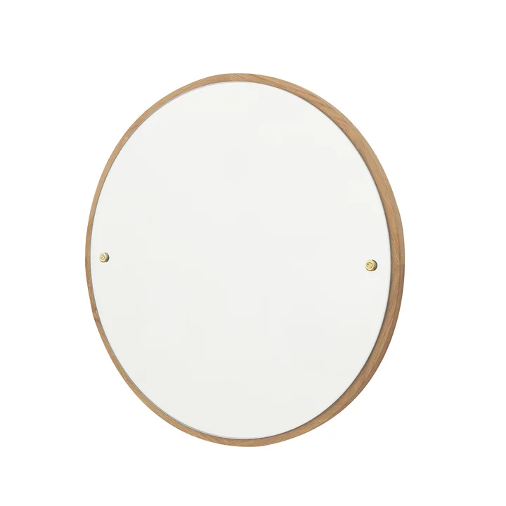 CM-1 Circle miroir mural Ø 45 cm, chêne huilé de Frama