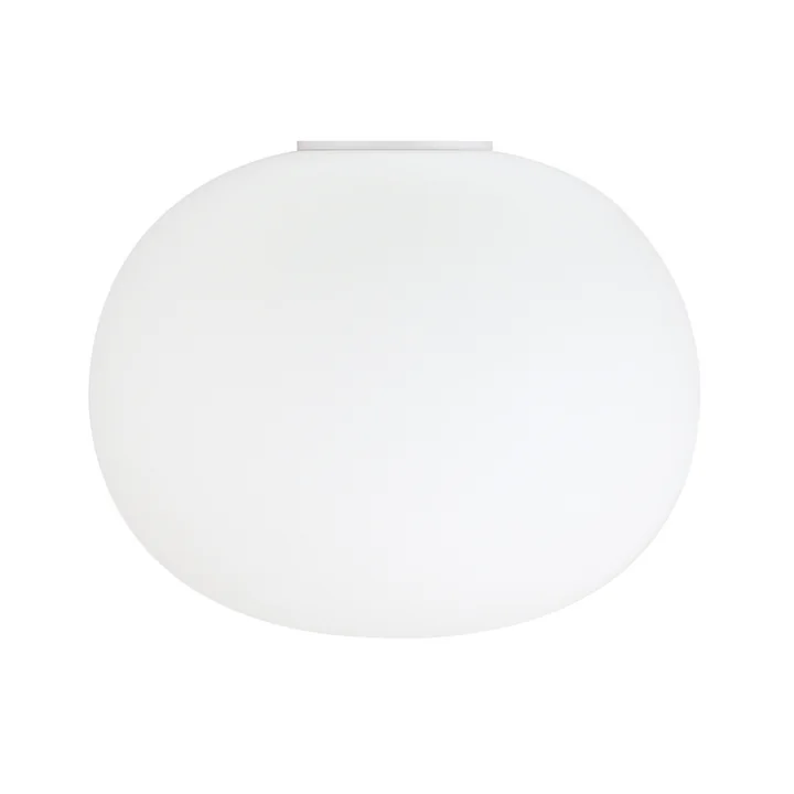 L'applique et le plafonnier Glo-Ball 2 de Flos en blanc, Ø 45 cm