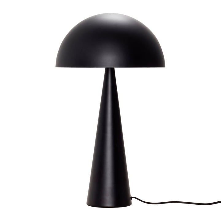 Lampe de table, noire, grande de Hübsch Interior