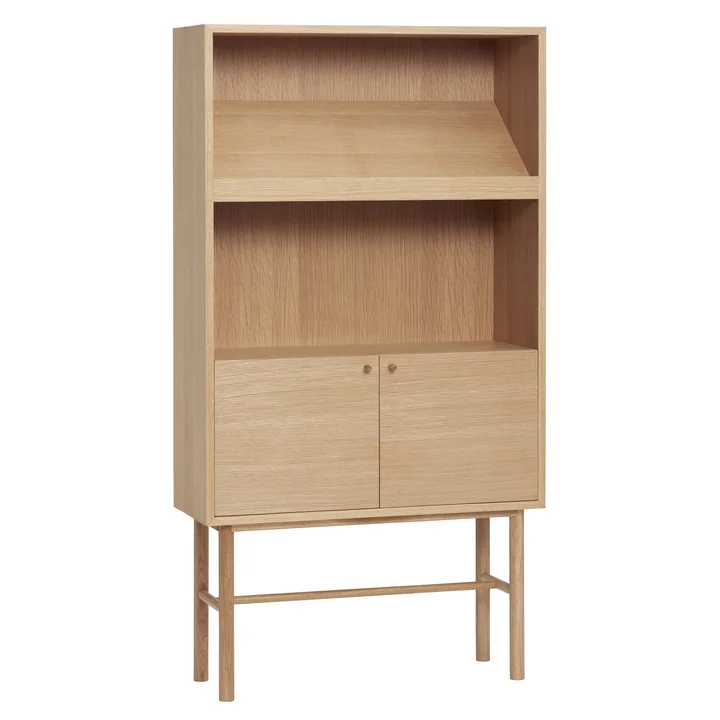 Commode avec porte-revues, chêne, naturel de Hübsch Interior