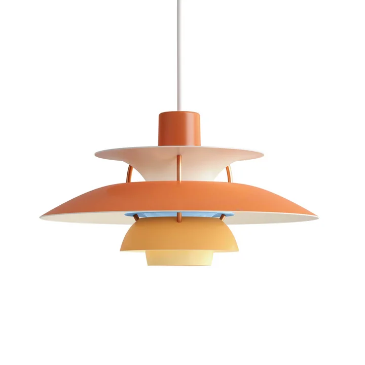 Suspension lumineuse PH 5 Mini de Louis Poulsen en orange