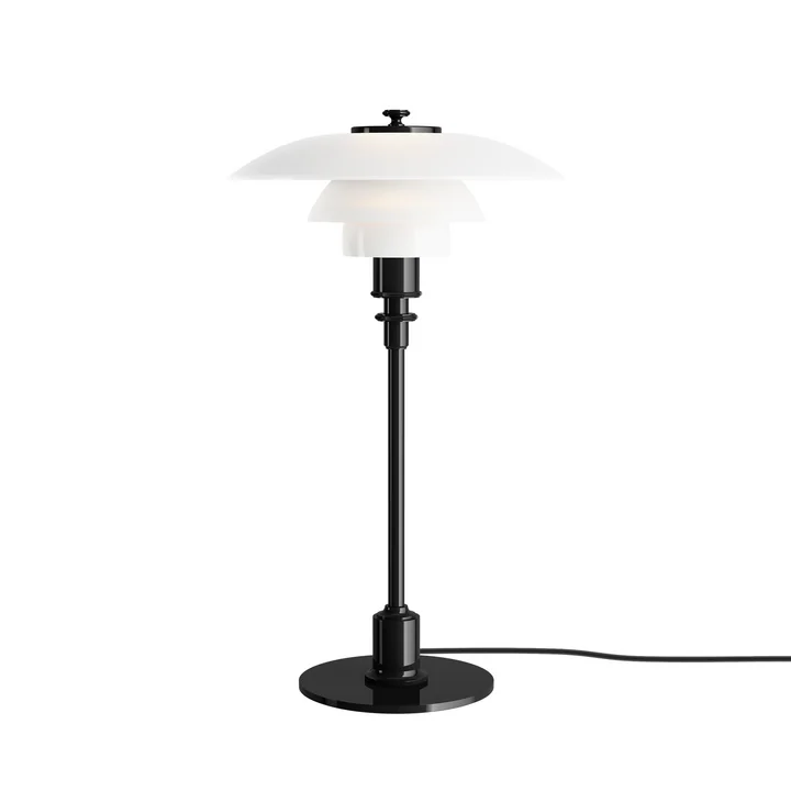 PH 2/1 lampe de table de Louis Poulsen en noir métallisé