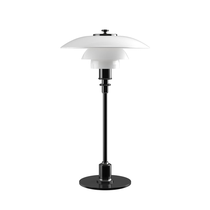 Lampe de table PH 2/1 de Louis Poulsen en noir métallisé