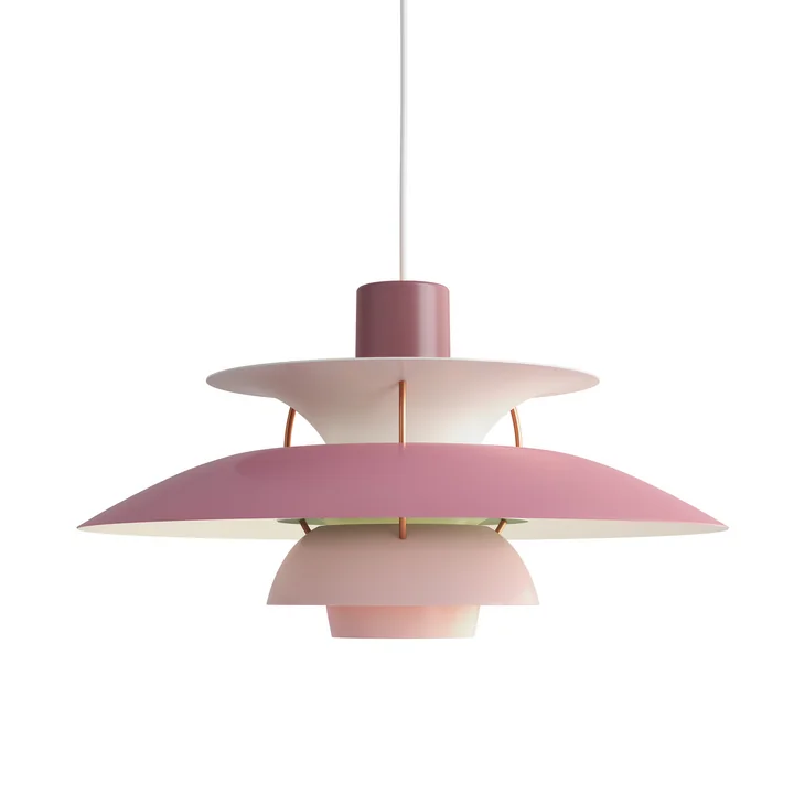Die Louis Poulsen - PH 5 Lampe à suspendre en hues of rose