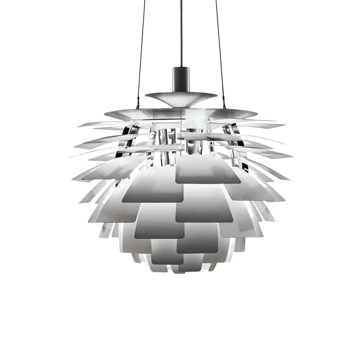 PH Artichoke Ø 60 cm de Louis Poulsen en acier inoxydable mat et revêtu