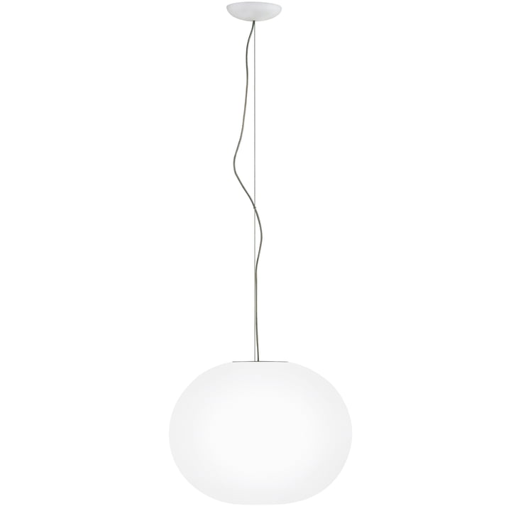 Glo-Ball 1 lampe suspendue Ø 33 cm de Flos en blanc