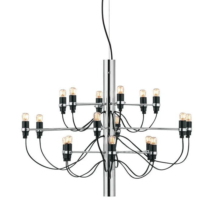 Le lustre 2097/18 de Flos en chrome (transparent)