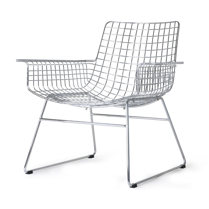 Wire Lounge Chair, chrome de HKliving