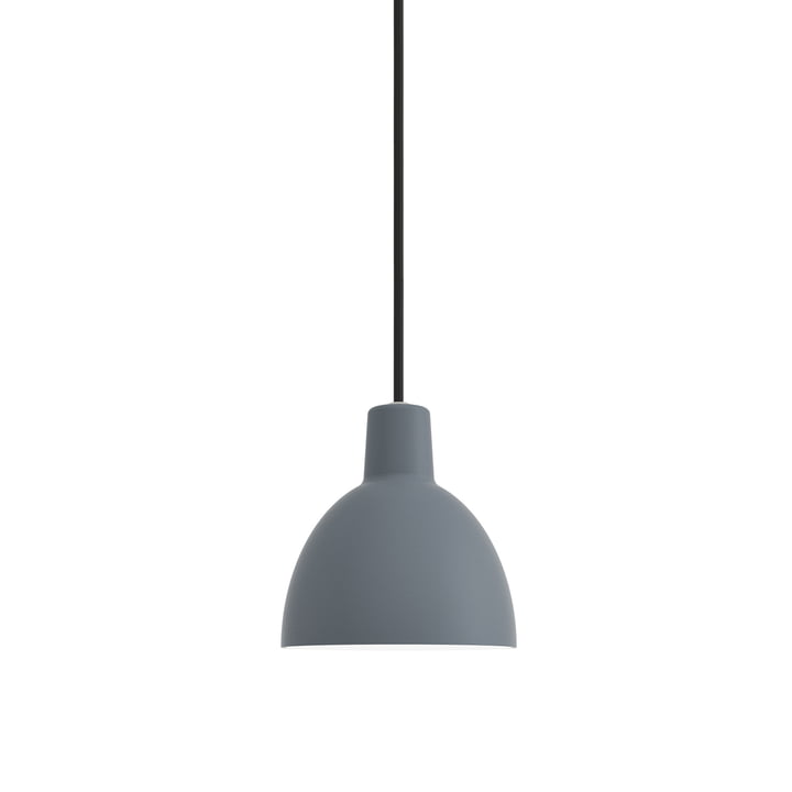 Toldbod 170 Lampe à suspension de Louis Poulsen en bleu-gris (câble d'alimentation noir)