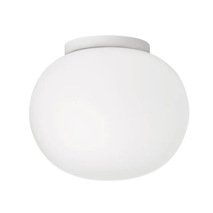 Mini Glo-Ball Applique et plafonnier Ø 11,2 cm de Flos en blanc