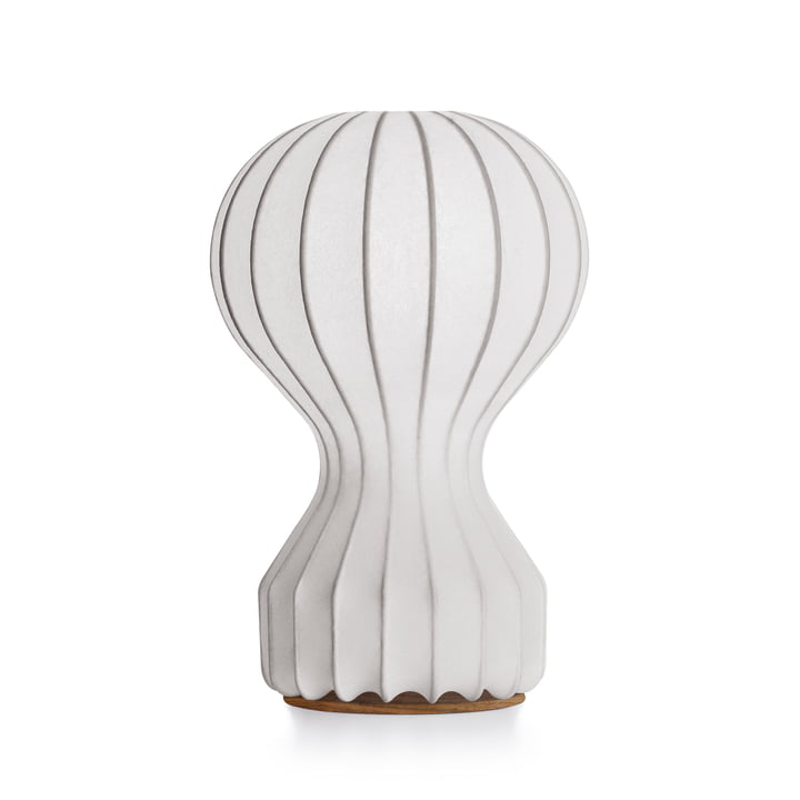 Lampe de table Gatto Piccolo Ø 21 x H 31 cm de Flos en blanc