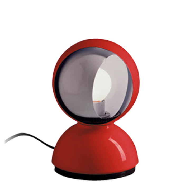 Eclisse Lampe de table de Artemide en rouge