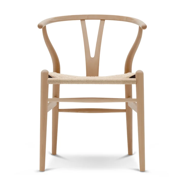 CH24 Wishbone Chair de Carl Hansen en hêtre huilé / tressage naturel