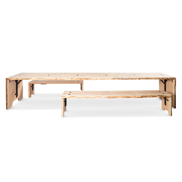 Les meubles de jardin Forestry de Weltevree , sapin de Douglas