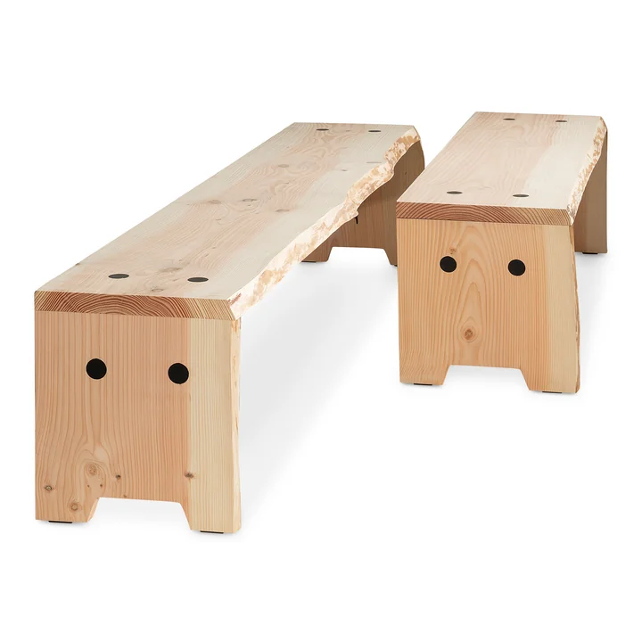 Le banc Forestry de Weltevree dans ses différentes tailles