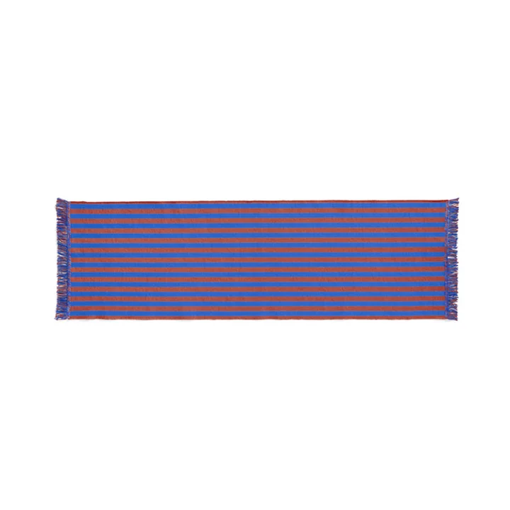 Stripes Tapis, 60 x 200 cm, cacao sky de HAY