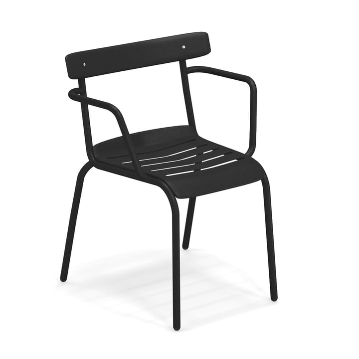 Le fauteuil Miky de Emu en noir