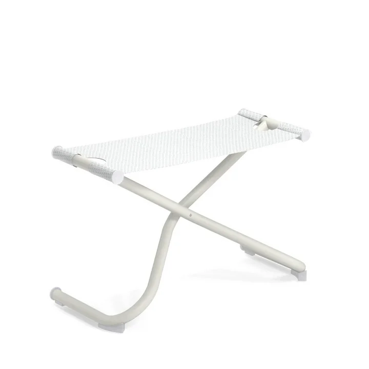 Le Snooze Seat pouf de Emu en blanc / blanc