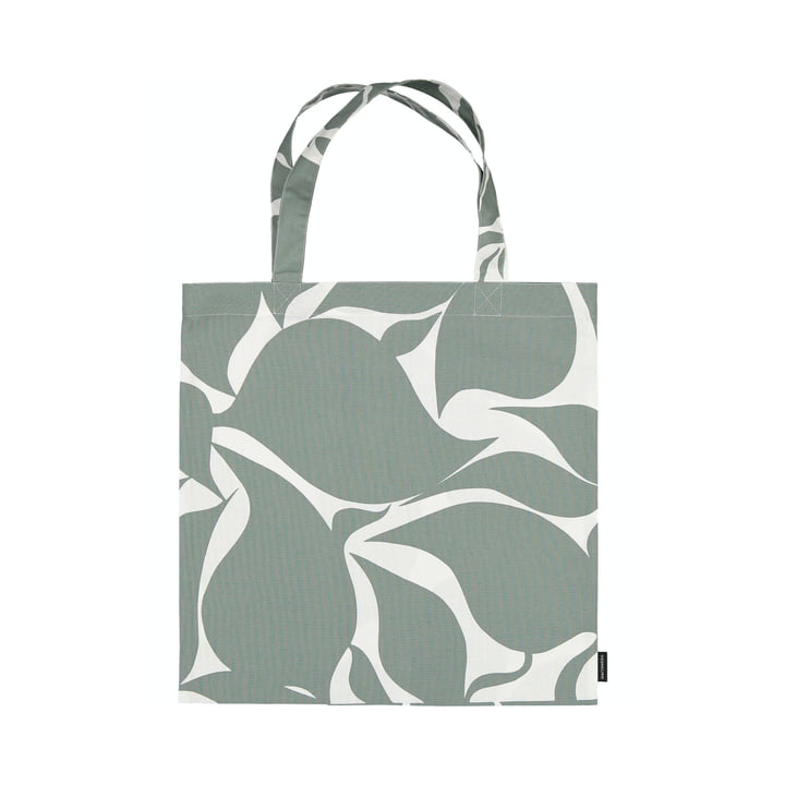 Le sac de shopping Ruudut de Marimekko en vert / blanc